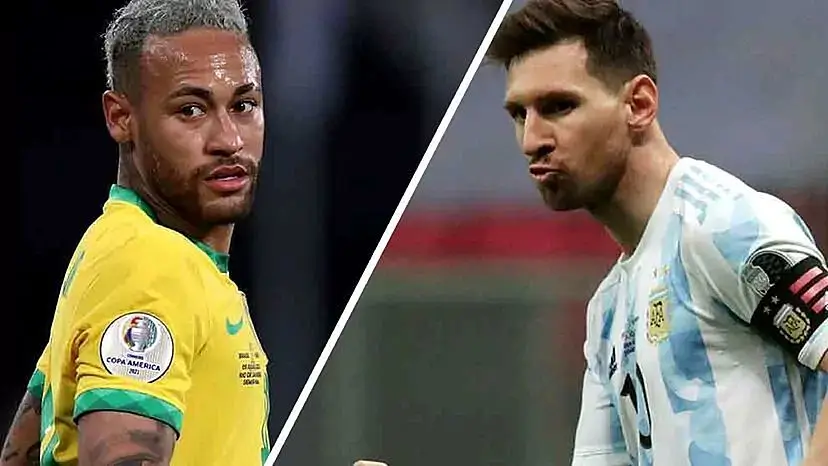 Argentina vs Brazil দক্ষিণ আমেরিকান ফুটবল উত্তেজনা